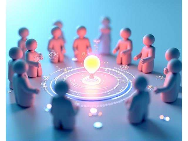 Diverse community members collaborating to build and improve a digital platform, representing a feedback system