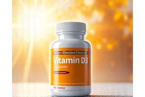 Vitamin D supplements, emphasizing bone health and immune support
