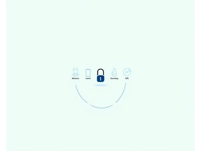 Illustration showing data flowing into a secure, stylized lock icon, representing responsible data collection.